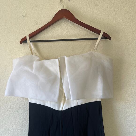 Vintage‎ 80s tulle bow off shoulder mini dress size small - Picture 10 of 10